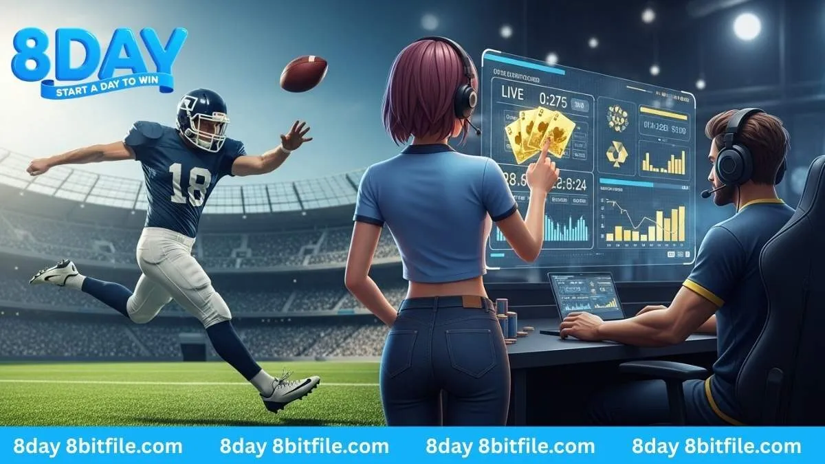 Sự kết hợp giữa cá cược thể thao và esport tại 8DAY với nhân vật game và các kèo cược
