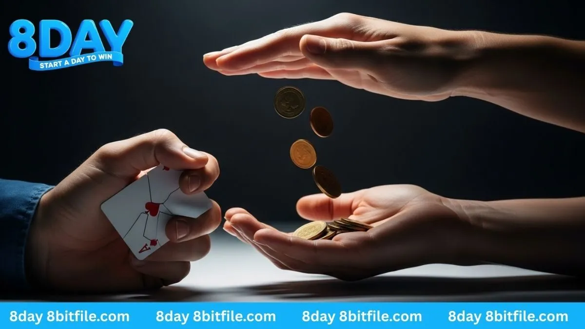 Bàn tay hỗ trợ người gặp khó khăn về cờ bạc, biểu tượng của sự giúp đỡ tại 8DAY