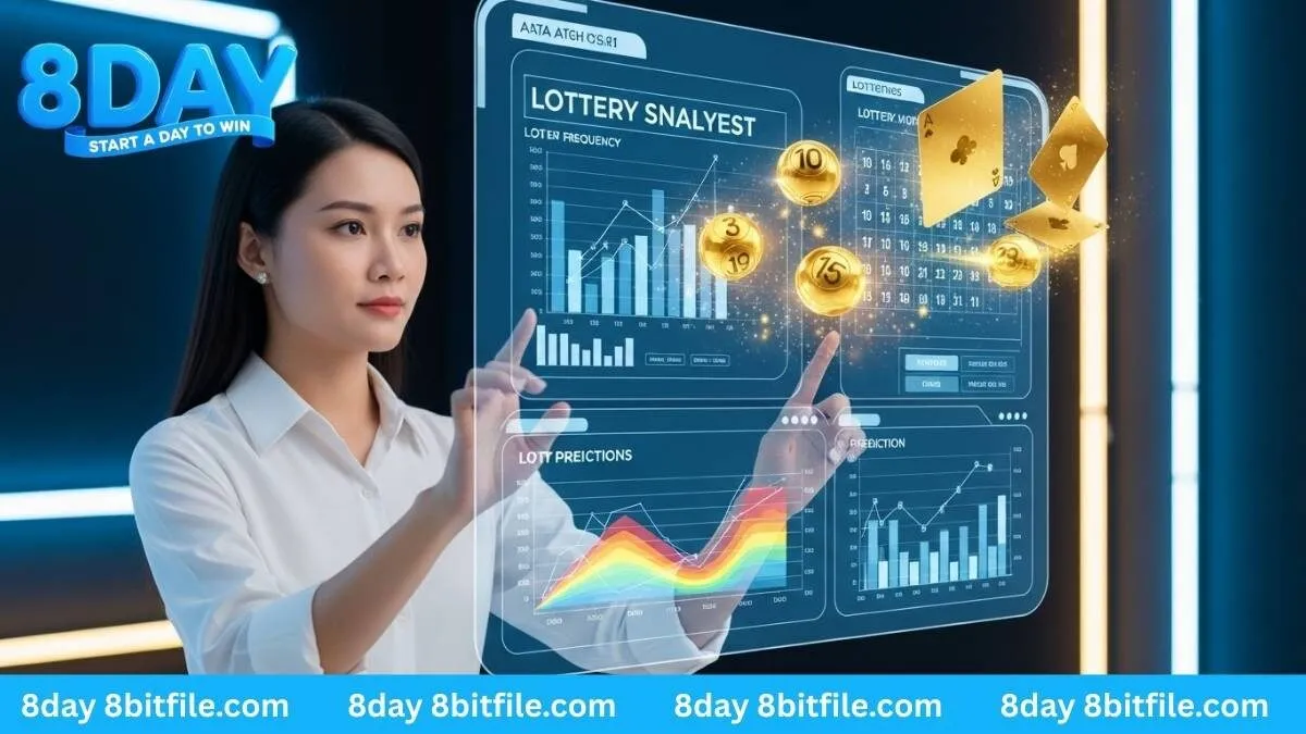 Chuyên gia soi cầu 8DAY đang phân tích các con số lô đề trên màn hình hologram hiện đại.